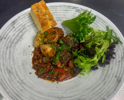 bistro 19 söderslätt golfklubb - boeuf på rödvin