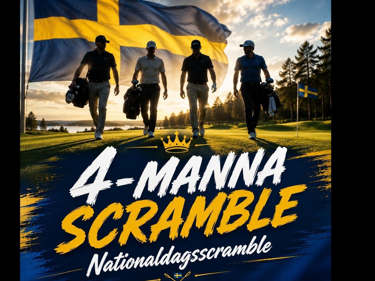 Nationaldagsscramble – 4-manna scramble
