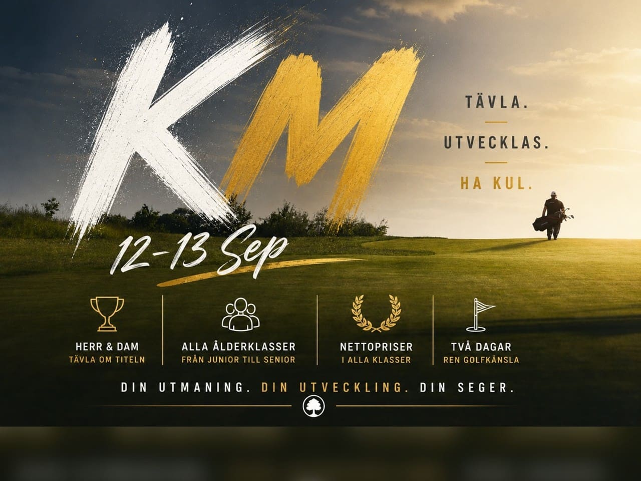 KM PÅ SÖDERSLÄTTS GK – 12–13 SEPTEMBER